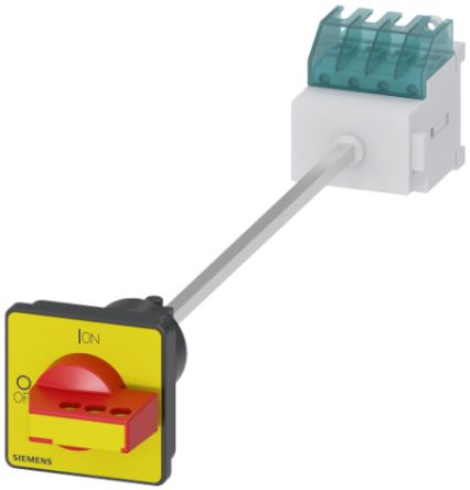 Siemens 4P Pole Panel Mount Non-Fused Switch Disconnector - 16A Maximum Current, 7.5kW Power Rating, IP65 [3LD2017-1TL13]; 239-2619