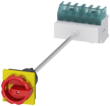 Siemens 6P Pole Panel Mount Non-Fused Switch Disconnector - 25A Maximum Current, 9.5kW Power Rating, IP65 [3LD2113-3VK53]; 239-2627