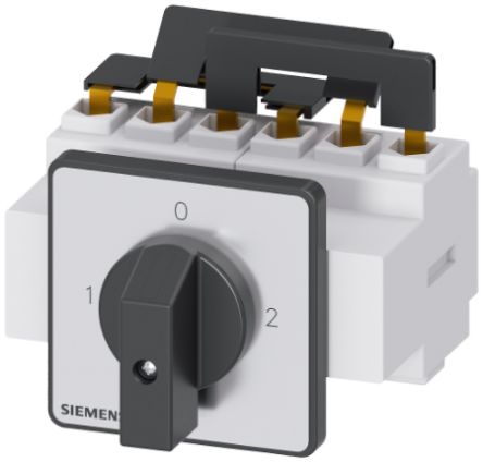 Siemens 3P Pole Panel Mount Non-Fused Switch Disconnector - 25A Maximum Current, 9.5kW Power Rating, IP65 [3LD2123-7UK01]; 239-2631