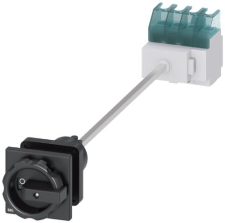 Siemens 4P Pole Panel Mount Non-Fused Switch Disconnector - 25A Maximum Current, 9.5kW Power Rating, IP65 [3LD2144-1TL51]; 239-2633