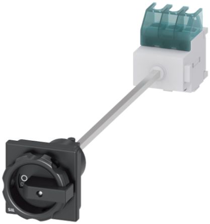 Siemens 3P Pole Panel Mount Non-Fused Switch Disconnector - 32A Maximum Current, 11.5kW Power Rating, IP65 [3LD2215-0TK51]; 239-2641