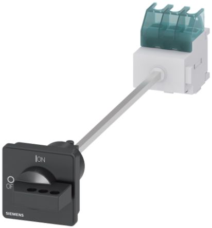 Siemens 3P Pole Panel Mount Non-Fused Switch Disconnector - 32A Maximum Current, 11.5kW Power Rating, IP65 [3LD2217-0TK11]; 239-2642