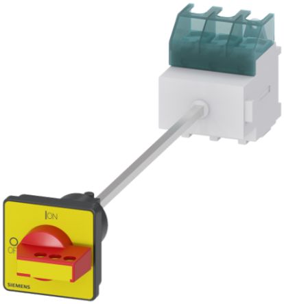 Siemens 3P Pole Panel Mount Non-Fused Switch Disconnector - 63A Maximum Current, 22kW Power Rating, IP65 [3LD2517-0TK13]; 239-2646
