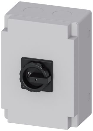 Siemens 6P Pole Panel Mount Non-Fused Switch Disconnector - 63A Maximum Current, 22kW Power Rating, IP65 [3LD2566-3VB51]; 239-2651