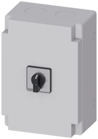 Siemens 3P Pole Panel Mount Non-Fused Switch Disconnector - 63A Maximum Current, 22kW Power Rating, IP65 [3LD2566-7UB01]; 239-2653