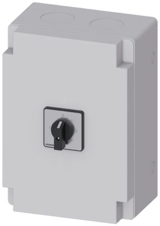 Siemens 3P Pole Panel Mount Non-Fused Switch Disconnector - 100A Maximum Current, 37kW Power Rating, IP65 [3LD2766-7UB01]; 239-2657
