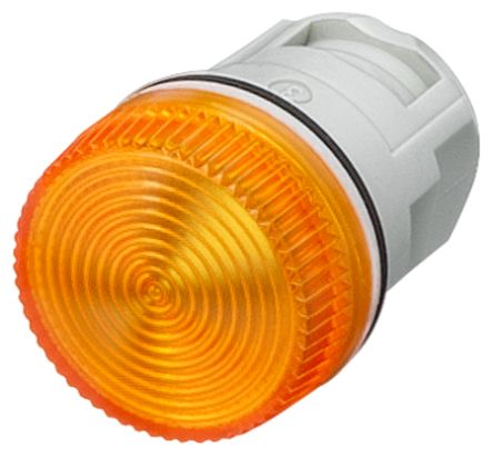 Siemens 3SB2 Series Yellow Glow Lamp Indicator, 16mm Mounting Hole Size, IP65 [3SB2001-6BD06]; 239-2668