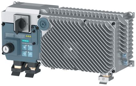 Siemens Inverter Drive, 0.37 kW, 3 Phase, 380 → 480 V, 1.3 A, SINAMICS G115D Series [6SL3520-1XC00-3AB0]; 239-4320