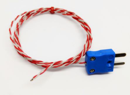 RS PRO Type K Exposed Junction Thermocouple 2m Length, 7/0.2mm Diameter → +250°C [0]; 239-4546