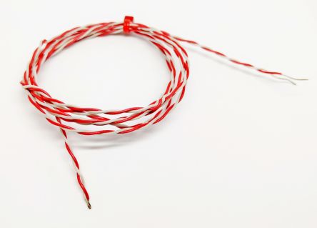RS PRO Type K Exposed Junction Thermocouple 1m Length, 7/0.2mm Diameter → +250°C [0]; 239-4550