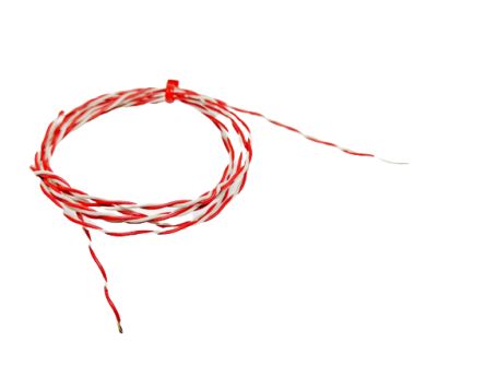 RS PRO Type K Exposed Junction Thermocouple 2m Length, 7/0.2mm Diameter → +250°C [0]; 239-4551