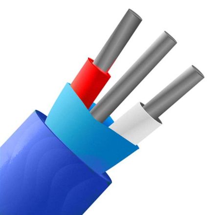 RS PRO Type K Thermocouple Cable/Wire, 25m, Screened, PVC Mylar Insulation, +105°C Max, 7/0.2mm [0]; 239-4652