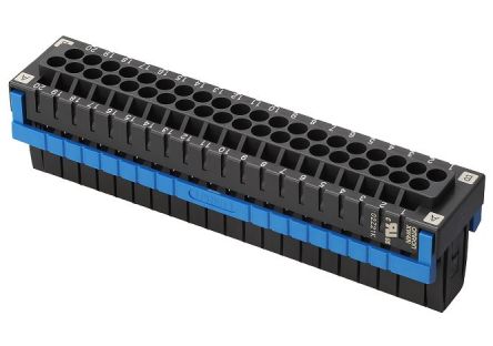 Omron, 3.5mm Pitch, 40 Way, Pluggable Terminal Block, Plug, Through Hole, XW4N-40D2-S [XW4N-40D2-S]; 239-5006