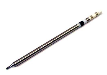 Hakko FM2028 2.4 x 4 x 10 mm Chisel Soldering Iron Tip for use with FM2027, FM2028 Soldering Iron [T15-D24]; 239-5181