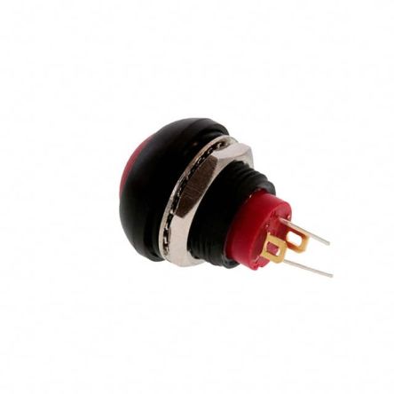 TE Connectivity PB6 Series Illuminated Push Button Switch, (On)-Off, Panel Mount, SPST - NO, Blue LED, 50 V dc, 125V [PB6B2FM3M1CAL07]; 239-6449