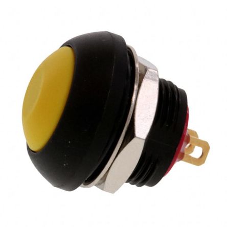 TE Connectivity PB6 Series Push Button Switch, (On)-Off, Panel Mount, SPST - NO, 50 V dc, 125V ac, IP68 [PB6B2FM5M1CAL00]; 239-6462