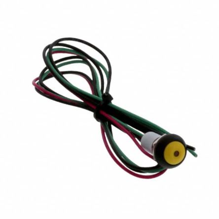 TE Connectivity PB6 Series Illuminated Push Button Switch, (On)-Off, Panel Mount, SPST - NO, Yellow LED, 50 V dc, 125V [PB6B2FM5M1CAL05S500]; 239-6483