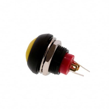 TE Connectivity PB6 Series Illuminated Push Button Switch, (On)-Off, Panel Mount, SPST - NO, Blue LED, 50 V dc, 125V [PB6B2FM5M1CAL07]; 239-6494