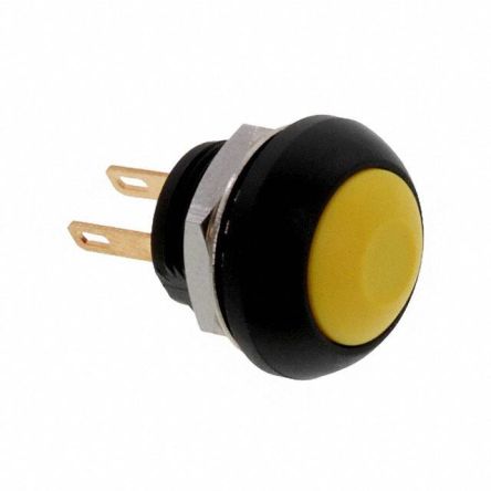 TE Connectivity PB6 Series Push Button Switch, (On)-Off, Panel Mount, SPST - NO, 50 V dc, 125V ac, IP68 [PB6B2FM5M3CAL00]; 239-6503