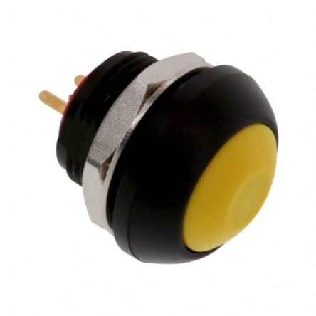 TE Connectivity PB6 Series Push Button Switch, (On)-Off, Panel Mount, SPST - NO, 50 V dc, 125V ac, IP68 [PB6B2FM5M4CAL00]; 239-6506