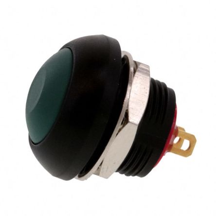 TE Connectivity PB6 Series Push Button Switch, (On)-Off, Panel Mount, SPST - NO, 50 V dc, 125V ac, IP68 [PB6B2FM6M1CAL00]; 239-6508