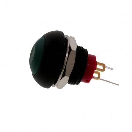 TE Connectivity PB6 Series Illuminated Push Button Switch, (On)-Off, Panel Mount, SPST - NO, Blue LED, 50 V dc, 125V [PB6B2FM6M1CAL07]; 239-6540