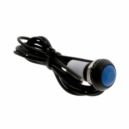 TE Connectivity PB6 Series Push Button Switch, (On)-Off, Panel Mount, SPST - NO, 50 V dc, 125V ac, IP68 [PB6B2FM7M1CAL00S500]; 239-6556