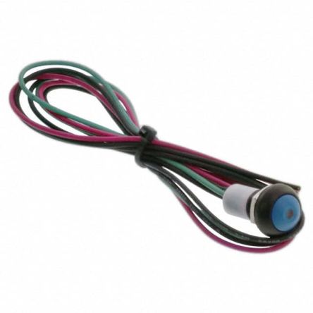 TE Connectivity PB6 Series Illuminated Push Button Switch, (On)-Off, Panel Mount, SPST - NO, Red LED, 50 V dc, 125V ac, [PB6B2FM7M1CAL03S500]; 239-6569