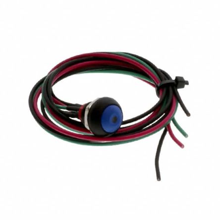 TE Connectivity PB6 Series Illuminated Push Button Switch, (On)-Off, Panel Mount, SPST - NO, Red LED, 50 V dc, 125V ac, [PB6B2FM7M1CAL03Y500]; 239-6571