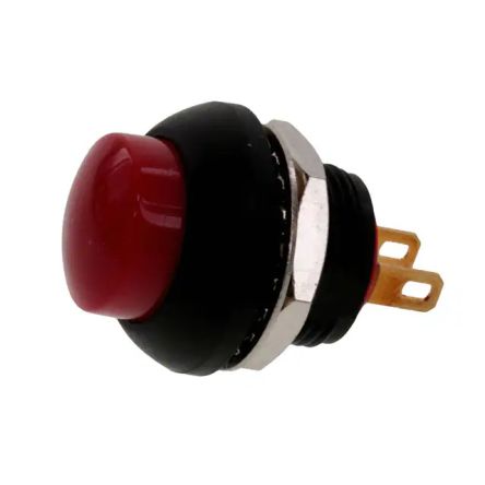 TE Connectivity PB6 Series Push Button Switch, (On)-Off, Panel Mount, SPST - NO, 50 V dc, 125V ac, IP68 [PB6B2HS3M2CAL00]; 239-6619