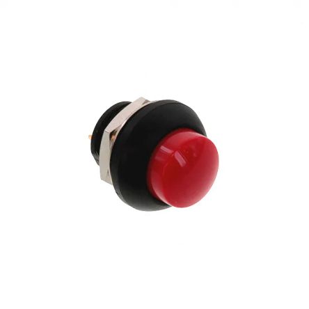 TE Connectivity PB6 Series Push Button Switch, (On)-Off, Panel Mount, SPST - NO, 50 V dc, 125V ac, IP68 [PB6B2HS3M4CAL00]; 239-6623
