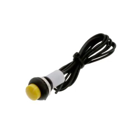 TE Connectivity PB6 Series Push Button Switch, (On)-Off, Panel Mount, SPST - NO, 50 V dc, 125V ac, IP68 [PB6B2HS5M1CAL00S500]; 239-6627