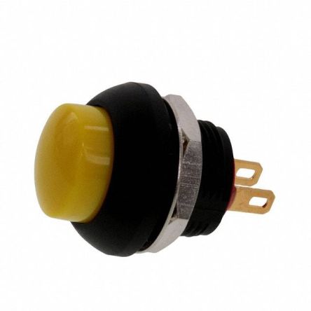 TE Connectivity PB6 Series Push Button Switch, (On)-Off, Panel Mount, SPST - NO, 50 V dc, 125V ac, IP68 [PB6B2HS5M2CAL00]; 239-6632