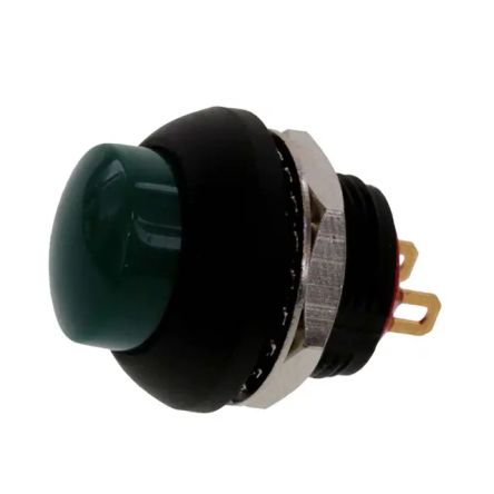 TE Connectivity PB6 Series Push Button Switch, (On)-Off, Panel Mount, SPST - NO, 50 V dc, 125V ac, IP68 [PB6B2HS6M1CAL00]; 239-6641