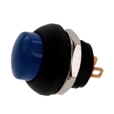 TE Connectivity PB6 Series Push Button Switch, (On)-Off, Panel Mount, SPST - NO, 50 V dc, 125V ac, IP68 [PB6B2HS7M1CAL00]; 239-6652