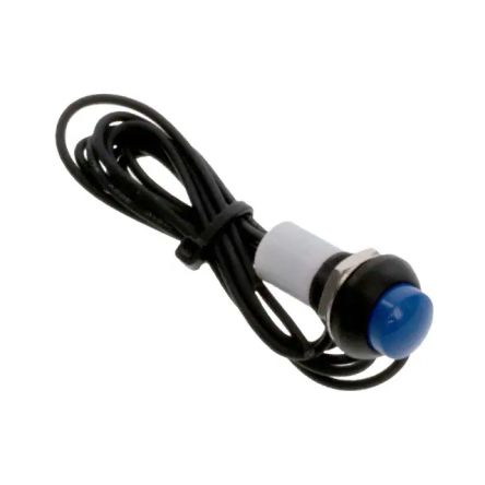 TE Connectivity PB6 Series Push Button Switch, (On)-Off, Panel Mount, SPST - NO, 50 V dc, 125V ac, IP68 [PB6B2HS7M1CAL00S500]; 239-6654
