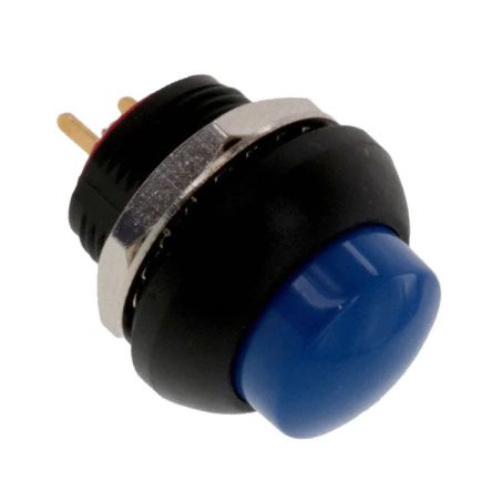 TE Connectivity PB6 Series Push Button Switch, (On)-Off, Panel Mount, SPST - NO, 50 V dc, 125V ac, IP68 [PB6B2HS7M4CAL00]; 239-6664
