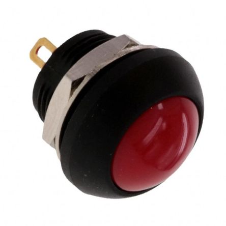 TE Connectivity PB6 Series Push Button Switch, (On)-Off, Panel Mount, SPST - NO, 50 V dc, 125V ac, IP68 [PB6B2RS3M1CAL00]; 239-6678