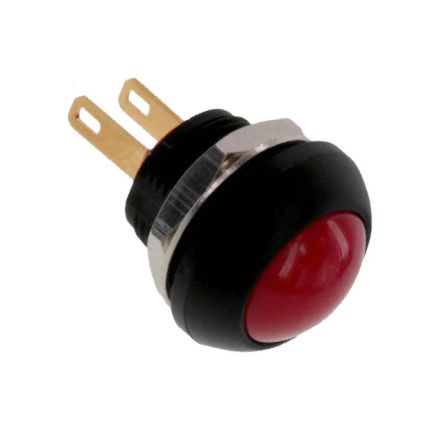 TE Connectivity PB6 Series Push Button Switch, (On)-Off, Panel Mount, SPST - NO, 50 V dc, 125V ac, IP68 [PB6B2RS3M3CAL00]; 239-6687