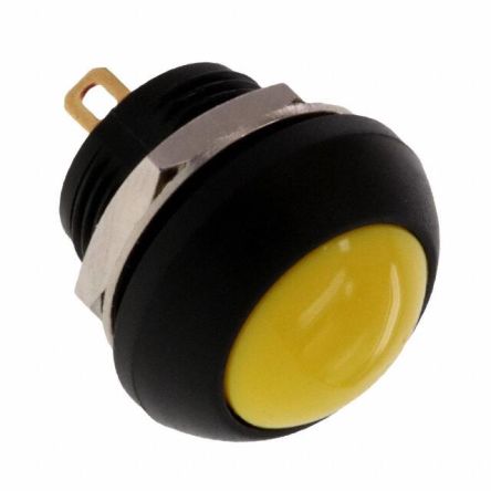 TE Connectivity PB6 Series Push Button Switch, (On)-Off, Panel Mount, SPST - NO, 50 V dc, 125V ac, IP68 [PB6B2RS5M1CAL00]; 239-6692