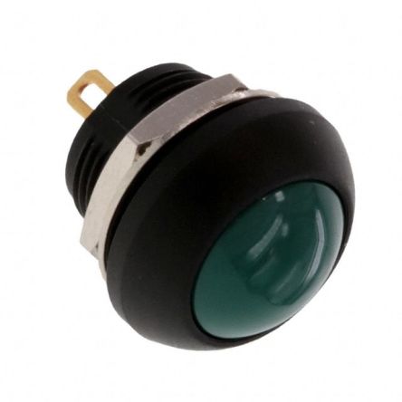 TE Connectivity PB6 Series Push Button Switch, (On)-Off, Panel Mount, SPST - NO, 50 V dc, 125V ac, IP68 [PB6B2RS6M1CAL00]; 239-6704