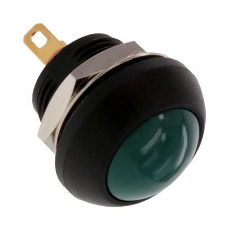TE Connectivity PB6 Series Push Button Switch, (On)-Off, Panel Mount, SPST - NO, 50 V dc, 125V ac, IP68 [PB6B2RS6M2CAL00]; 239-6711