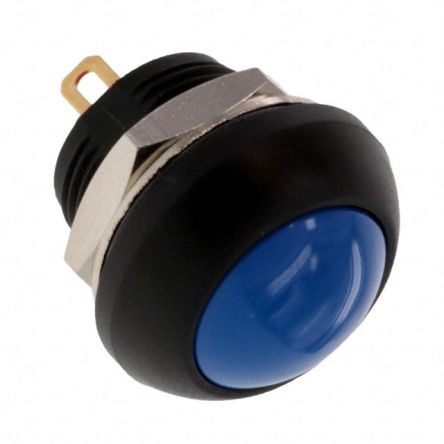 TE Connectivity PB6 Series Push Button Switch, (On)-Off, Panel Mount, SPST - NO, 50 V dc, 125V ac, IP68 [PB6B2RS7M1CAL00]; 239-6718