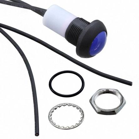 TE Connectivity PB6 Series Push Button Switch, (On)-Off, Panel Mount, SPST - NO, 50 V dc, 125V ac, IP68 [PB6B2RS7M1CAL00S500]; 239-6720