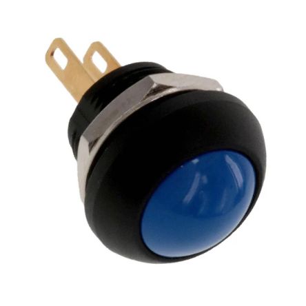 TE Connectivity PB6 Series Push Button Switch, (On)-Off, Panel Mount, SPST - NO, 50 V dc, 125V ac, IP68 [PB6B2RS7M3CAL00]; 239-6726