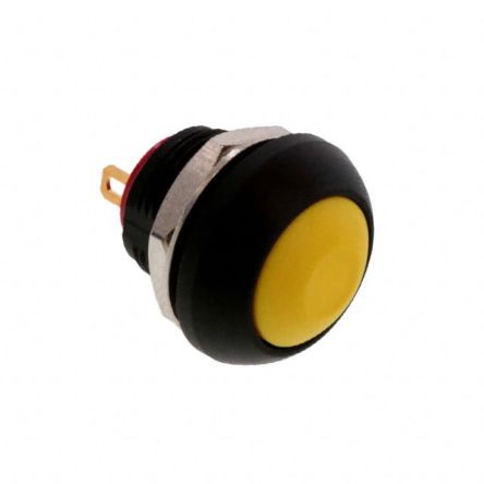 TE Connectivity PB7 Series Push Button Switch, On-(On), Panel Mount, SPST - NC, 50 V dc, 125V ac, IP68 [PB7B2FM5M1CAL00]; 239-6740