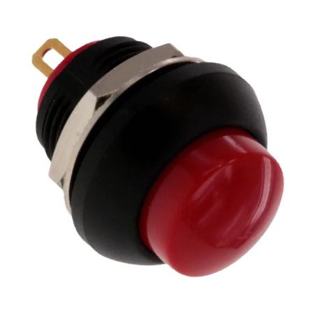 TE Connectivity PB7 Series Push Button Switch, On-(On), Panel Mount, SPST - NC, 50 V dc, 125V ac, IP68 [PB7B2HS3M1CAL00]; 239-6755