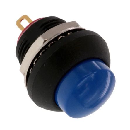 TE Connectivity PB7 Series Push Button Switch, On-(On), Panel Mount, SPST - NC, 50 V dc, 125V ac, IP68 [PB7B2HS7M1CAL00]; 239-6770