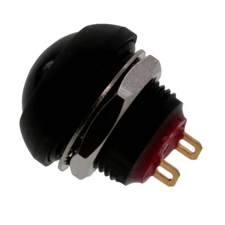 TE Connectivity PB7 Series Push Button Switch, On-(On), Panel Mount, SPST - NC, 50 V dc, 125V ac, IP68 [PB7B2RS2M1CAL00]; 239-6773