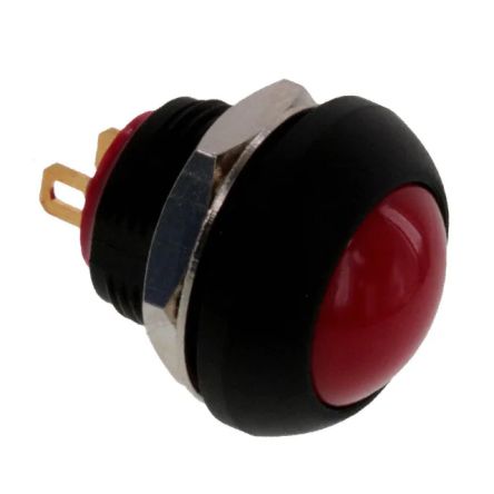 TE Connectivity PB7 Series Push Button Switch, On-(On), Panel Mount, SPST - NC, 50 V dc, 125V ac, IP69 [PB7B2RS3M1CAL00]; 239-6777